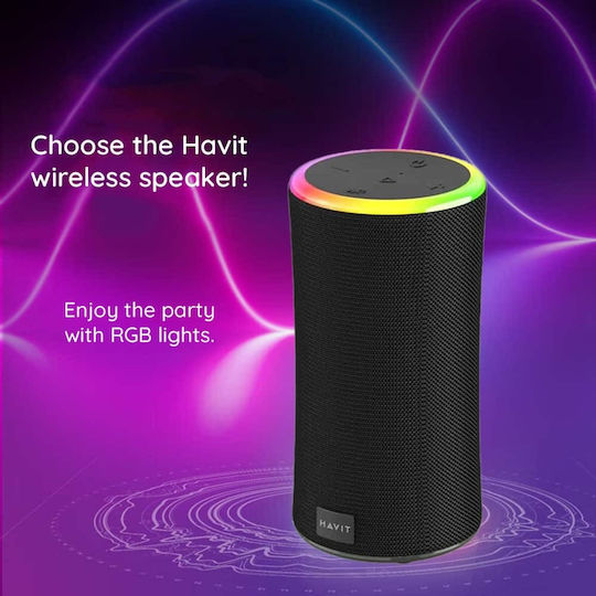 Havit SK833BT Ηχείο Bluetooth 10W με Ραδιόφωνο και Διάρκεια Μπαταρίας έως 10 ώρες Μαύρο