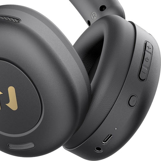Havit Ασύρματα / Ενσύρματα Over Ear Ακουστικά με 80 ώρες Λειτουργίας Μπεζ