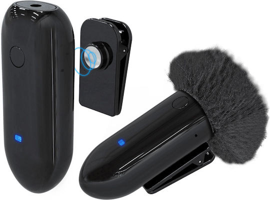 Ledgo 318C Wireless Microfon Πέτου, Clip On pentru Vocale + Mâner