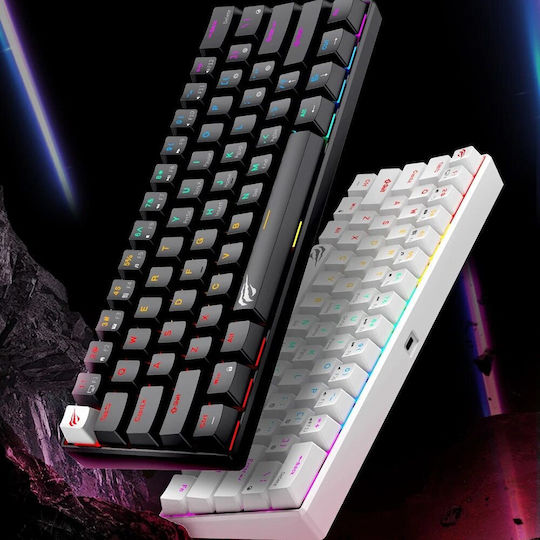 KB903L Gaming Μηχανικό Πληκτρολόγιο 60% με RGB φωτισμό (Αγγλικό US) Blue / White