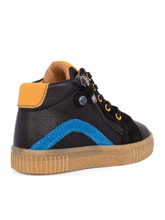 Παιδικά Sneakers High Μαύρα