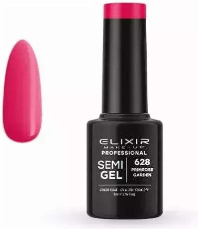 Elixir Semi Gel Halb-permanenter Nagellack 628 Primrose Garden 5ml 1Stück