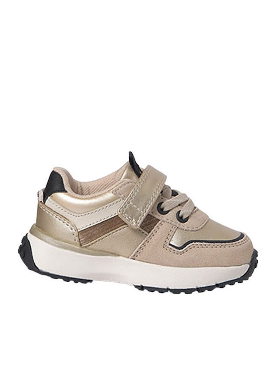 Running Παιδικά Sneakers με Σκρατς Χρυσά