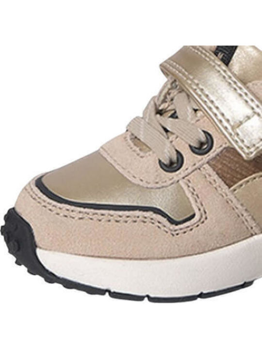 Running Παιδικά Sneakers με Σκρατς Χρυσά