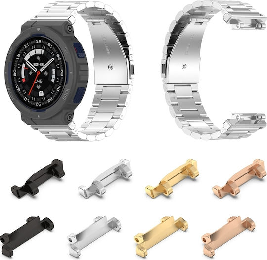 Amazfit Active Edge A2212 1 Ζεύγος Μεταλλικών Λουριών Ρολογιού Μαύρο