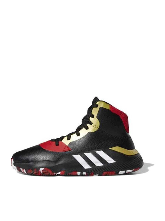 Pro Bounce 2019 Hoch Basketballschuhe Core Black / Cloud White / Scarlet