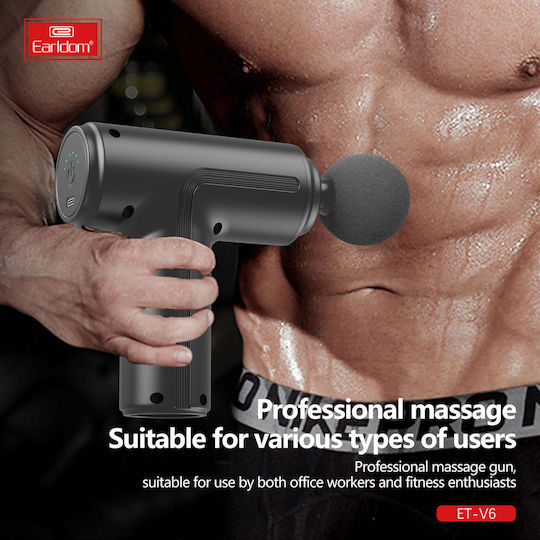 Earldom Waffe Massage für den Körper mit Vibration Schwarz