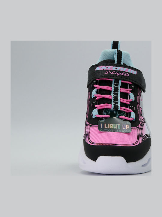 Cosmic Glow Kids Sneakers with Scratch & Lights Multicolour