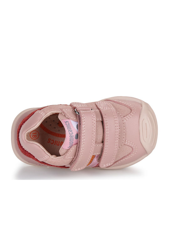 Kinder Sneakers Hoch Anatomisch mit Klettverschluss Rosa