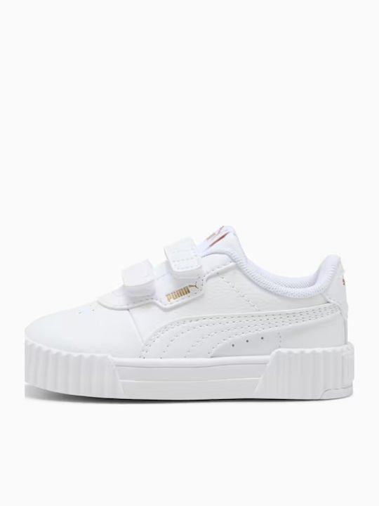 Carina 3.0 Παιδικά Sneakers με Σκρατς Λευκά
