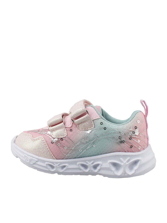 Kids Sneakers Anatomic with Scratch & Lights Pink