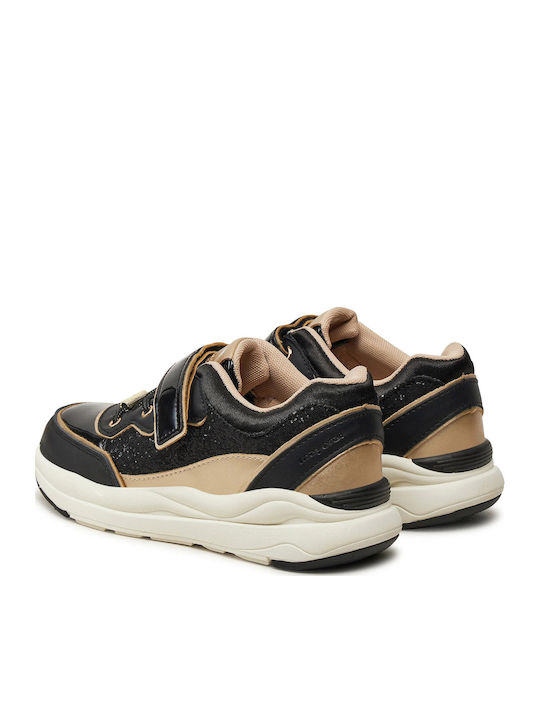 Παιδικά Sneakers με Σκρατς Μαύρα