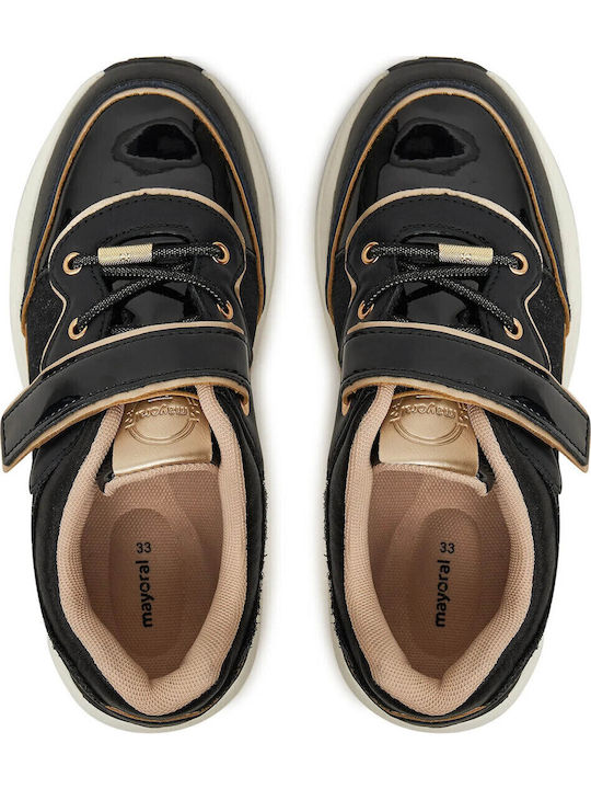 Παιδικά Sneakers με Σκρατς Μαύρα