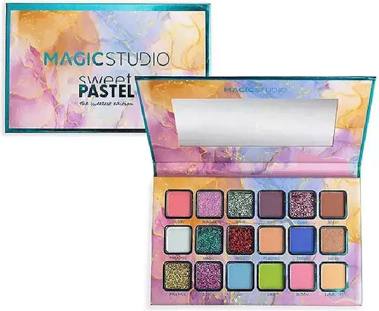 Magic Studio Sweet Палитра със Сенки за Очи Матов в Твърда Форма 1гр