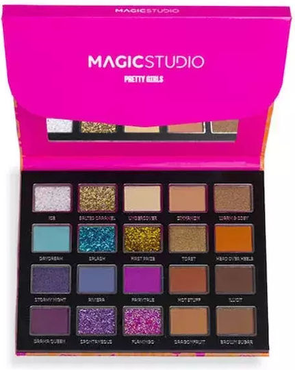 Magic Studio Eyeshadow Lidschattenpalette Matt in fester Form Pretty Girls Eyeshadow Palette 1gr
