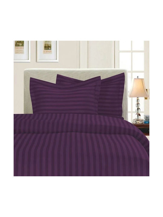 Kotonia Home Set Față de Pernă cu plic de acoperire Violet 50x70cm.