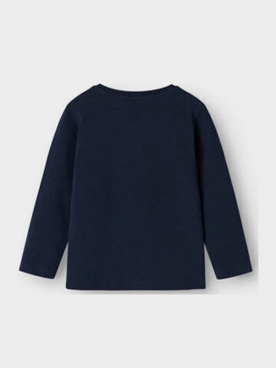 Kids' Shirt Long Sleeve Blue Spiderman