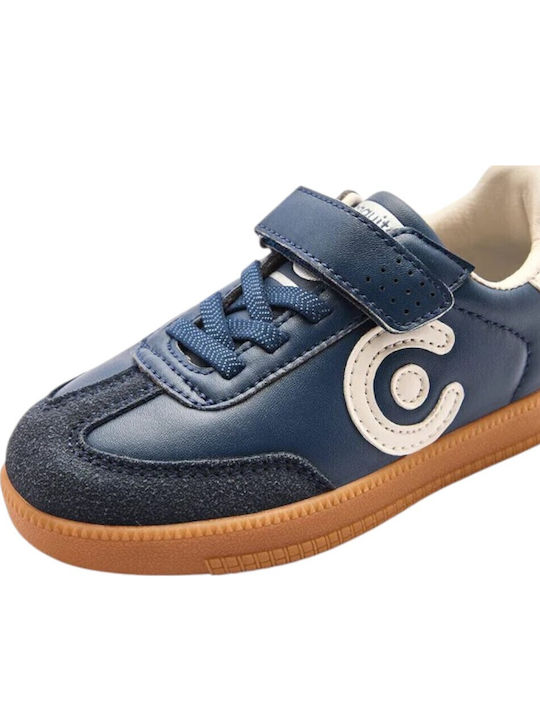 Kids Sneakers with Hoop & Loop Closure Navy Blue