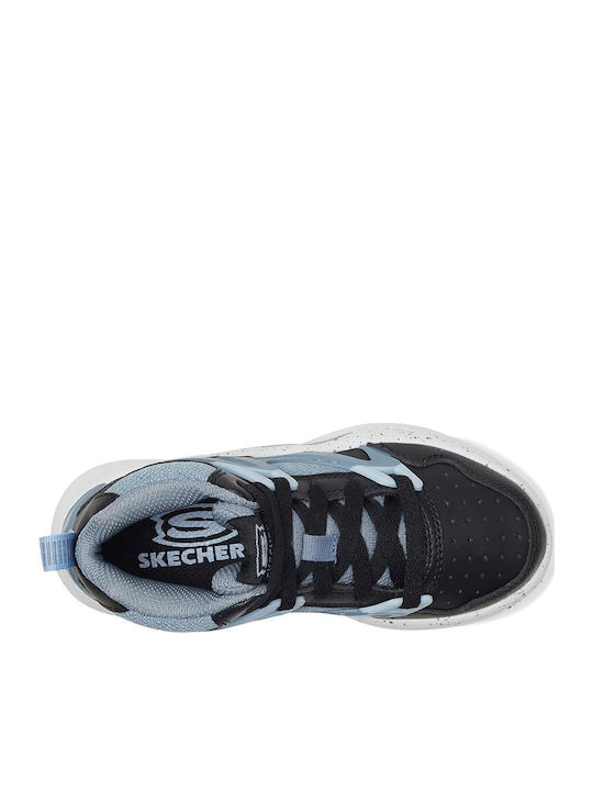 Court Waterproof Kids Sports Shoes Basketball with Laces Black
