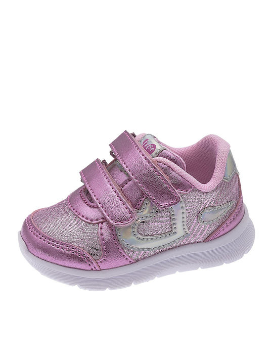 Gesta Kids Sneakers with Scratch Pink