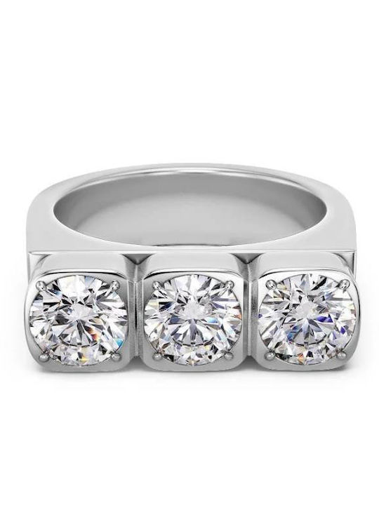 Edblad Damen Ring mit Steinen aus Stahl