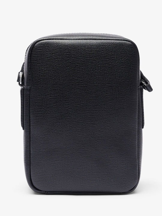 Leather Men's Bag Sling Black