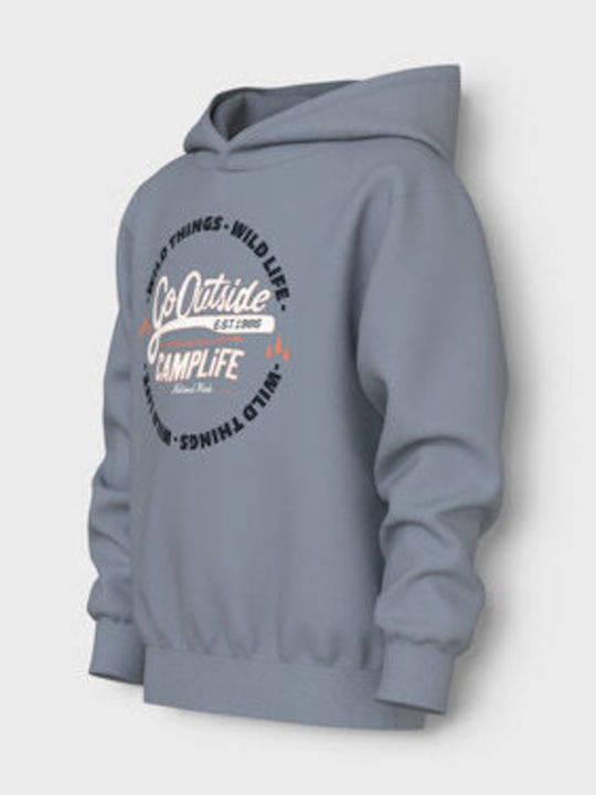 Kinder-Sweatshirt mit Kapuze Blue