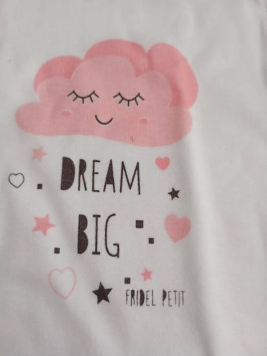 Fridel Petit Κορμάκι White - Pink