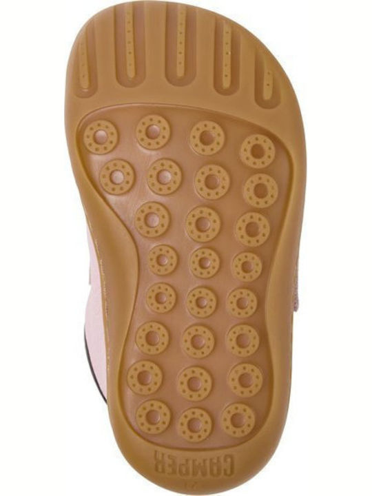 Peu Cami Leather Kids Boots with Zipper Pink