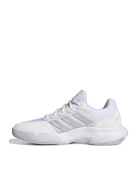 adidas Gamecourt 2.0 Γυναικεία Παπούτσια Τένις για Σκληρά Γήπεδα Λευκά