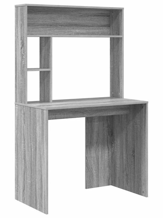 Γραφείο Ξύλινο Γκρι Sonoma 91x50x149εκ.