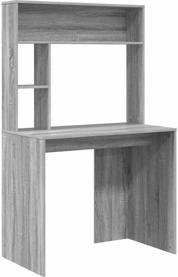 Дървено Бюро Сиво Sonoma 91x50x149см
