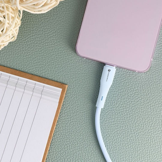 Forcell F-energy USB 2.0 Kabel USB-C männlich - USB-C 60W Blau 1m
