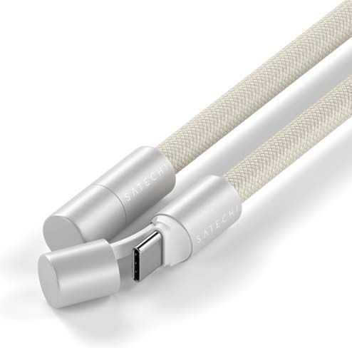 Satechi Braided USB 2.0 Cable USB-C male - USB-C 60W Beige 1.5m