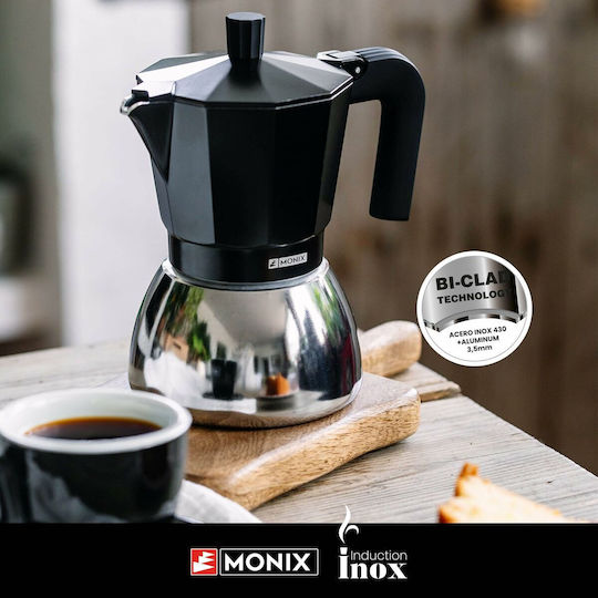Monix Espressokocher Für Den Herd Schwarz