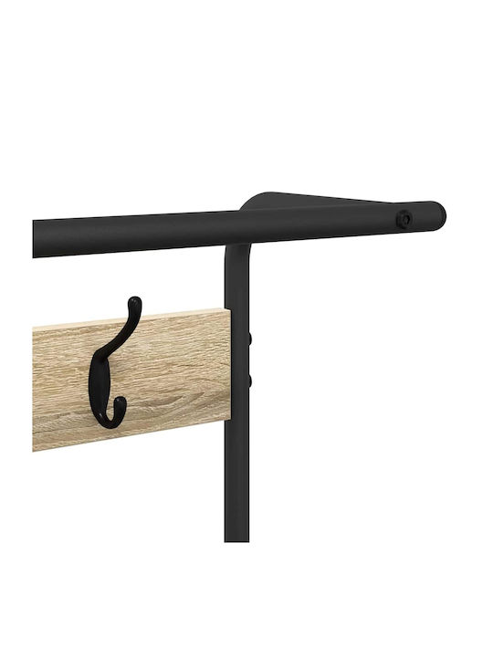 Eingangsmöbel mit Garderobe Sonoma Oak 95x34x184cm
