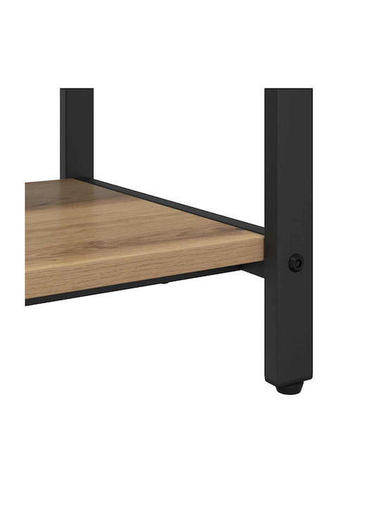 Entry Furniture with Hanger Coffee 75x34x184cm