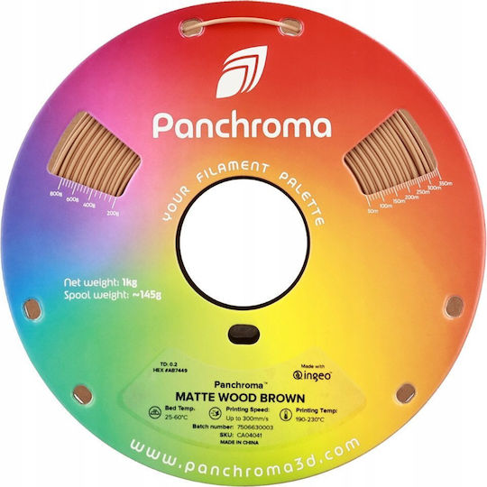 Polymaker PLA 3D Printer Filament 1.75mm Καφέ 1kg