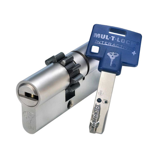 Mul-T-Lock Κύλινδρος Κλειδαριάς Ασφαλείας 43mm με 5 Κλειδιά
