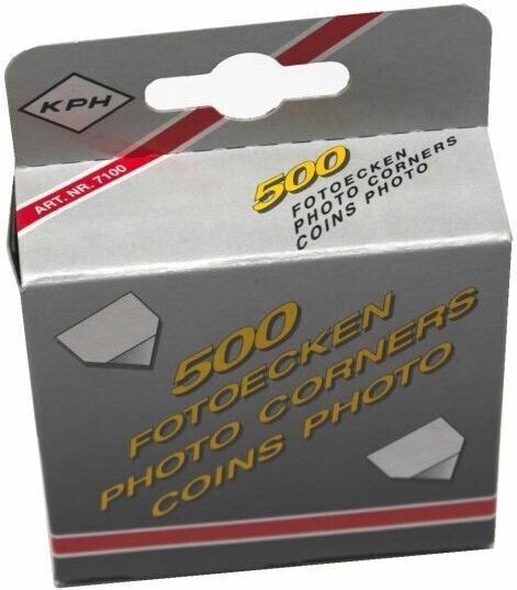 Transparent Adhesive Photo Corners Set 500 Pieces