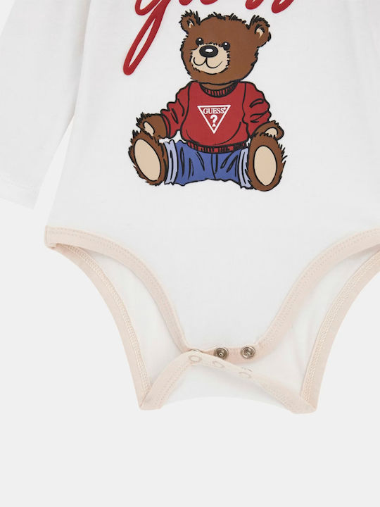 Kids Sweatpants Set Beige 3pcs