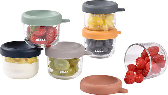 Beaba Set Cutii de Prânz Multicolore 6 Bucăți Beaba Set Cutii de Prânz Multicolore 6 Bucăți