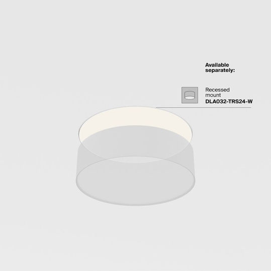 Maytoni Deckenleuchte Schwarz mit Integrierter LED