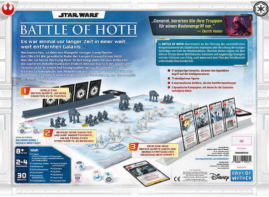 Board Game Battle of Hoth for 2-4 Players 8+ Years Old (GER) Asmodee