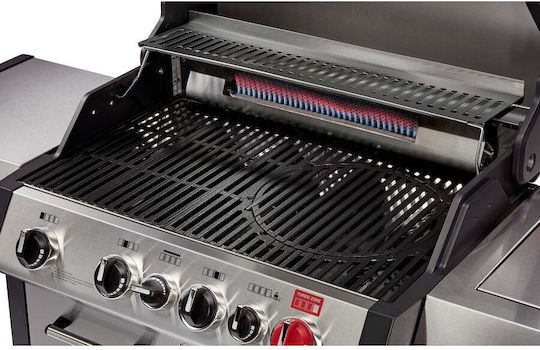 Enders Gas Grill with 4 pcs 3.5kW and Side Burner Infrared