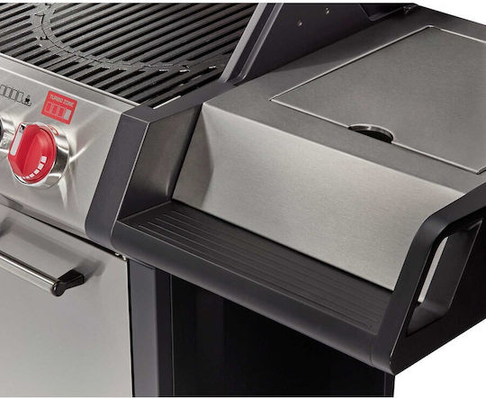 Enders Gas Grill with 4 pcs 3.5kW and Side Burner Infrared