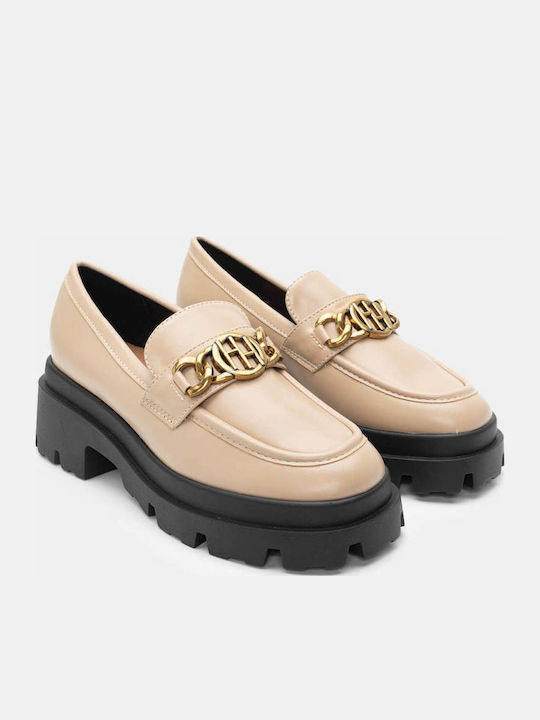 Γυναικεία Loafers σε Μπεζ Χρώμα