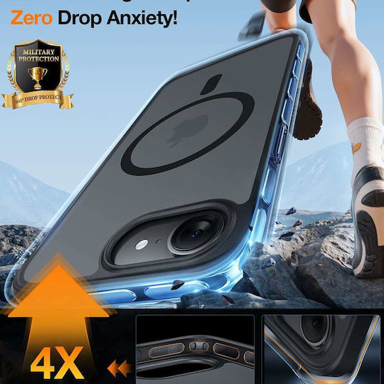 Torras Guardian Magnetic Back Cover Silicon Transparent (iPhone 17 Pro Max)