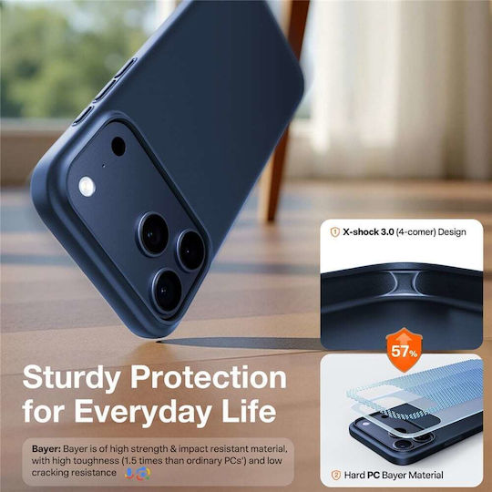 Torras Slimfit Umschlag Rückseite Kunststoff / Silikon Transparent (iPhone 18 Pro Max / 17 Pro Max)