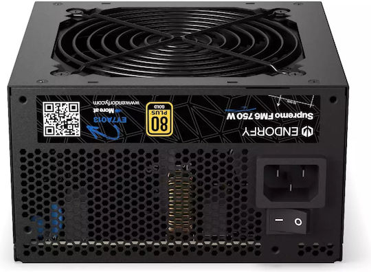 Endorfy Supremo FM6 750W Black Computer Power Supply Full Modular 80 Plus Gold